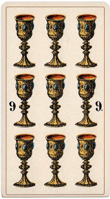 nine of cups